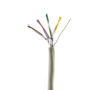 SeKi Cable telefónico 4 x 2 x 0,6 mm J-Y(ST) Y 100 m, Redondo, para Montaje Empotrado, línea de instalación de telecomunicaciones de 8 núcleos