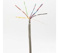 SeKi Cable telefónico 6 x 2 x 0,6 mm, J-Y(ST) Y, 25 m, redondo, para montaje empotrado, 12 núcleos