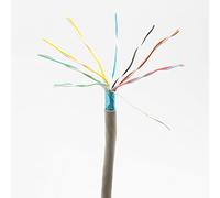 SeKi Cable telefónico 8 x 2 x 0,6 mm, J-Y(ST) Y, 50 m, redondo, para montaje empotrado, línea de instalación de telecomunicaciones de 16 núcleos