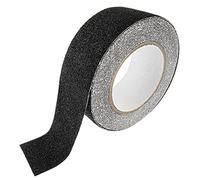 SeKi Cinta adhesiva antideslizante negra 50 mm x 10 metros, cinta de seguridad antideslizante para escaleras, peldaños, azulejos, rampas, escaleras o el suelo; cinta antideslizante autoadhesiva