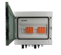 SeKi DC 2 String 3P T2 - Caja de conexiones solar (protección contra sobretensiones, protección contra rayos, 32 A, 1000 V, IP65, 12 módulos), fotovoltaica fotovoltaica