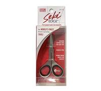 Seki EDGE SS-200 | Made in Japan | Tijeras de uñas dentadas | hojas afiladas a mano | diseño ergonómico con inserciones de goma para los dedos | punta de precisión en formato de viaje