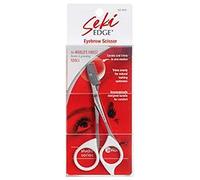Seki EDGE SS-605 | Made in Japan | Recortadora de cejas con peine integrado | Tijera de belleza de 120 mm | Acero inoxidable japonés | Mango ABS