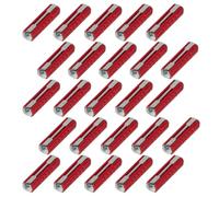 SeKi - Fusibles para torpedos (25 unidades, 16 A, plástico termoplástico), color rojo