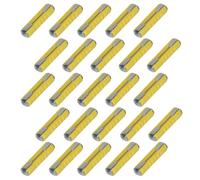 SeKi - Fusibles para torpedos (25 unidades, 5 A, plástico termoplástico), color amarillo