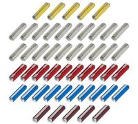 SeKi Juego de 50 fusibles para torpedo; 5 x 5 A, 20 x 8 A, 10 x 16 A, 10 x 25 A, 5 x 40 A; fusible de fusible