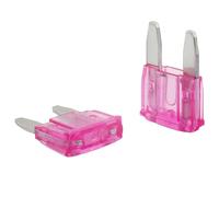 SeKi Mini fusibles planos 3 A violeta; fusible para coche, 32 V/CC, fusibles planos, barcos, remolques, camiones, caravanas, 5 unidades