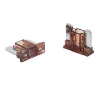 SeKi Mini LP Low Profile - Fusibles planos (5 unidades, 7,5 A, 58 V/CC, fusibles planos, barcos, remolques, camiones, caravanas, 5 unidades), color marrón