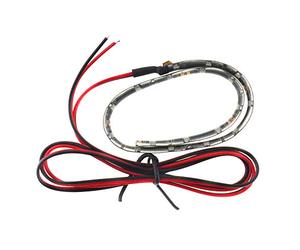 Seki rayas 30 cm 12 V; Verde; interior iluminación de coche; IP65 salpicaduras; 1 metros Conexión - Bombilla LED, plástico, 1.1 W