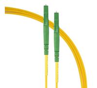 SeKi Simplex LC/APC - Cable de fibra óptica (30 m, 8° a conector LC/APC de 8°, 9/125 μm, OS2, cable de fibra óptica, LSZH, color amarillo, monomodo)