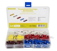 SeKi Surtido de fusibles para torpedos de 200 piezas; 25 x 5 A, 50 x 8 A, 50 x 16 A, 50 x 25 A, 25 x 40 A; fusible de fusible