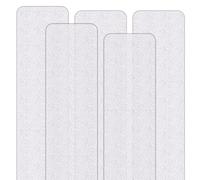 SeKi Tiras antideslizantes para escaleras, ducha, bañera, 5 unidades, 75 x 15 cm, autoadhesivas, aptas para pies descalzos, clase antideslizante R9 según DIN 51130, cinta adhesiva antideslizante