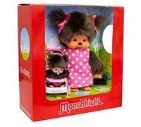 Sekiguchi 254930 Monchhichi - Cochecito Juego Tuerca aprox. 20 cm Con bebich hichi , color/modelo surtido