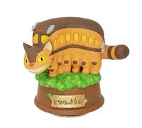 Sekiguchi 403554 Studio Ghibli My Neighbor Totoro Caja de música de porcelana, bus de gato, en árbol, talla única