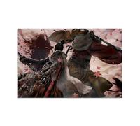 Sekiro-shadows-die-twice-anime impresiones en lienzo, murales, pinturas decorativas para la sala de estar, pinturas para habitaciones de niños, murales modernos para habitación de niñas, imágenes de