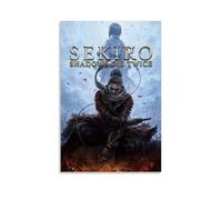 Sekiro Shadows Die TwicePoster para dormitorio, lienzo estético, arte de pared, sala de estar, pintura impresa, decoración familiar moderna, artista, baño, paisaje, estilo sin marco, 30 x 45 cm
