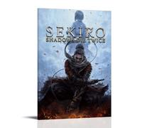 Sekiro Shadows Die TwicePoster para dormitorio, lienzo estético, arte de pared, sala de estar, pintura impresa, decoración familiar moderna, artista, baño, paisaje, estilo marco, 40 x 60 cm