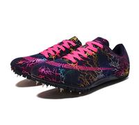 sekiueo Zapatillas De Atletismo Hombre Zapatillas con Clavos Zapatillas De Carrera para Niños Y Niñas Zapatillas Profesionales para Saltos Y Sprint,Negro,36 EU