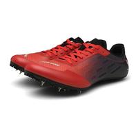 sekiueo Zapatillas De Atletismo para Hombre Profesionales con 7 Clavos Ligeras para Correr Competir Y Saltar,Rojo,39 EU