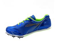 sekiueo Zapatillas De Atletismo para Hombre Y Mujer con Clavos Transpirables De Caña Baja para Carreras Y Saltos,Azul,43 EU