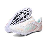 sekiueo Zapatillas De Atletismo para Hombre Y Mujer Zapatillas De Salto Zapatillas De Carreras con Clavos para Niños,Rosado,42 EU