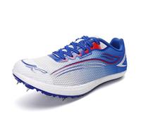 sekiueo Zapatillas De Atletismo para Niños Zapatillas Profesionales para Correr Zapatillas De Salto con Suela Suave Y Cómodas,Azul,40 EU