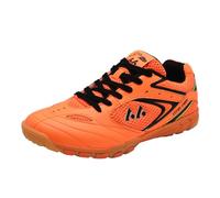 sekiueo Zapatillas De Bádminton para Hombre Zapatillas De Tenis De Mesa Y Squash Zapatillas Ligeras Y Transpirables para Cancha,Naranja,41 EU