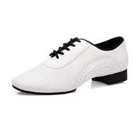 sekiueo Zapatos Oxford De Baile Hombre Suela De Goma Partida para Bailes Latinos De Salón Salsa Tango Y Otros Estilos,Negro,42 EU