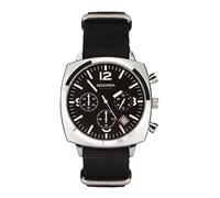 Sekonda Airborne - Reloj de Cuarzo para Hombre de 40 mm con cronógrafo y Fecha, Negro, 1989-AMZUK