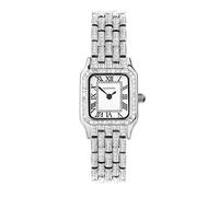 Sekonda Classic Monica - Reloj de cuarzo para mujer, 22 mm, color blanco, con pantalla analógica y correa de aleación, plata, Moderno, clásico