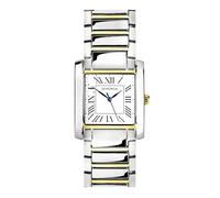 Sekonda Classic Montreal 30245 - Reloj Masculino de Cuarzo de 30 mm, Esfera Blanca, diseño analógico y Correa Bicolor.