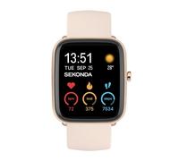 Sekonda Motion Plus 30224 - Reloj inteligente de 36 mm con correa de silicona rosa