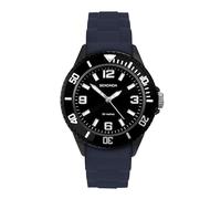 Sekonda Reloj analógico de Cuarzo japonés para Hombre con Correa de Silicona 30188, Negro, japonés