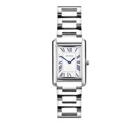 Sekonda Reloj Colette clásico para mujer de 22 mm con pulsera y esfera blanca, Blanco, plateado