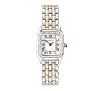 Sekonda Monica - Reloj Femenino de 20 mm, Caja de aleación con Bisel Decorado, Esfera Blanca y Pulsera Bicolor