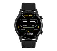 Sekonda Reloj Inteligente Active Plus de 45 mm en Color Negro con Correa de Silicona Negra