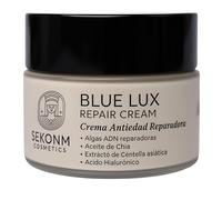 Sekonm - Crema Antiarrugas Mujer | Crema de Cara Mujer con Centella Asiática, Ácido Hialurónico, Algas reparadoras y Aceite de Chía | Reafirmante Facial Antiedad | 98.5% Cosmetica Natural y Vegana