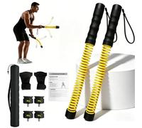 Sektasu Cuerdas de batalla inalámbricas con bloques de pesos ajustables, equipo de entrenamiento portátil sin cuerda para gimnasio en casa, fuerza de cuerpo completo y entrenamiento HIIT, cuerda de