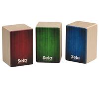 Sela SE 108 - Juego de coctelera para cajón (tamaño pequeño, apto para acompañamiento rítmico, percusión manual, 3 variantes: blando, medio, duro