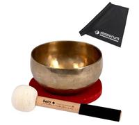 Sela SE 261 Harmony Singing Bowl - Cuenco tibetano (15 cm, incluye baqueta, bolsa de algodón, anillo de fieltro y gamuza de microfibra)