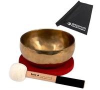 Sela SE 262 Harmony Singing Bowl - Cuenco tibetano (17 cm, incluye baqueta, bolsa de algodón, anillo de fieltro y gamuza de microfibra)