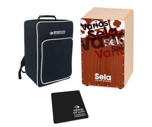 Sela SE013 - Cajón con funda keepdrum y almohadilla para el asiento