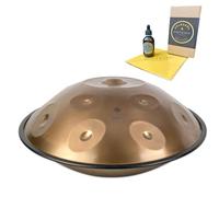 Sela SEHP202 Harmony Handpan D-Amara Acero inoxidable con producto de cuidado