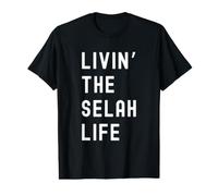 Selah viviendo la Vida de Selah Nombre Divertido Camiseta gráfica económica