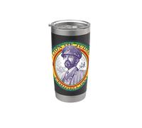 Selassie Emperor Portrait Classic Postage Stamp Ethiopian Vaso térmico de acero inoxidable de doble pared