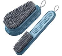Selaurel Cepillo de Limpieza de cerdas Suaves, Cepillo para Ropa, Ropa Interior, Zapatos, Cepillo de Limpieza fácil de agarrar, Herramienta para encimeras y bañeras (Azul)