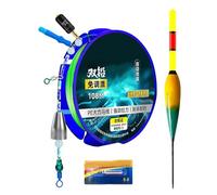 Selbstanschlagende Angelpose - Set inklusive verschiebbarer LED-Leuchtpose, Sensitiver Fischfang-Mechanismus, Farblich variierende Anzeige, Schwimmer | Meeresangeln See- Raubfischfang Zubehö