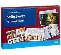 Selbstwert: 75 Therapiekarten. Kartenset mit 75 Karten in stabiler Box, mit 24-seitigem Booklet. Kartenformat 16,5 x 24 cm.