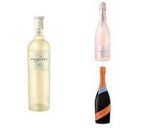Selección 0,0%: Freixenet Vino Blanco 0.0%, 750 ml + Freixenet Sin Alcohol 0% - Espumoso rosado botella 750ml + Mionetto Prestige Alcohol Free 750ml