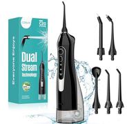 Selección de dientes de hilo dental de agua: Irrigador oral inalámbrico portátil 300ML Limpiador de riego de viaje recargable IPX7 Impermeable eléctrico Waterflosser viajando máquina de hilo dental